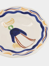 House of Capricorn Hand-Painted Comporta The Harvester Stoneware Soup Plate