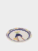 House of Capricorn Hand-Painted Comporta The Harvester Stoneware Dessert Plate