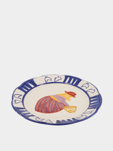 House of Capricorn Hand-Painted Comporta The Farmer Stoneware Dinner Plate
