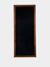 House of Capricorn Hand-Painted Comporta Tile and Wood Large Mirror