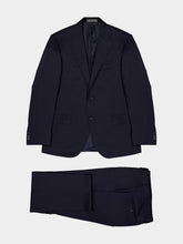 Corneliani Single-Breasted Wool Navy Suit