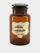 All Origine Amber Apothecary Bottle with Natrii Label