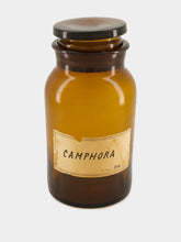 All Origine Amber Apothecary Bottle with Camphora Label