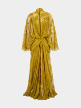 Zimmermann Chartreuse Ascent Batwing Lace Gown