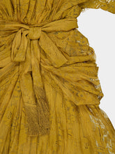 Zimmermann Chartreuse Ascent Batwing Lace Gown