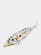 All Origine Blue and White Glass Fish Sculpture