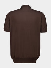 Boglioli Brown Cotton Short-Sleeve Polo