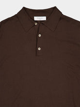 Boglioli Brown Cotton Short-Sleeve Polo