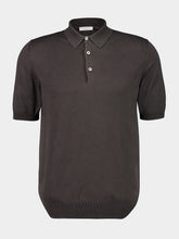 Boglioli Dark Grey Regular Fit Cotton Polo