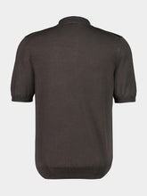 Boglioli Dark Grey Regular Fit Cotton Polo