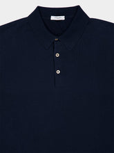 Boglioli Navy Blue Regular-Fit Cotton Polo