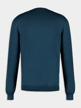 Boglioli Blue Cotton Crew Neck Sweatshirt