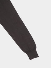 Boglioli Charcoal Green Cotton Crew-Neck Jumper