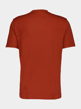 Boglioli Rust Cotton Crew Neck T-Shirt
