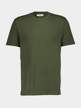 Boglioli Olive Cotton Crew Neck T-Shirt