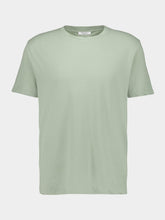 Boglioli Light Green Cotton Linen Crew Neck T-Shirt