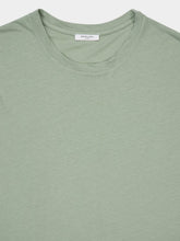 Boglioli Light Green Cotton Linen Crew Neck T-Shirt