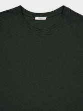 Boglioli Dark Green Cotton Linen Crew Neck T-Shirt