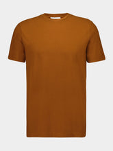 Boglioli Copper Cotton Linen Crew Neck T-Shirt