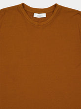 Boglioli Copper Cotton Linen Crew Neck T-Shirt