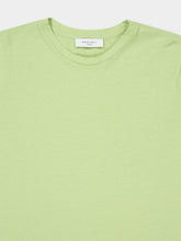 Boglioli Light Green Cotton Linen Crew Neck T-Shirt