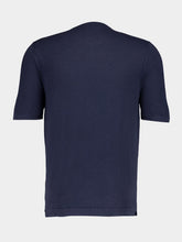 Boglioli Cotton-Silk Blend Navy T-Shirt