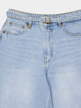 Zimmermann Skylark Blue Indra Flare Denim Jeans