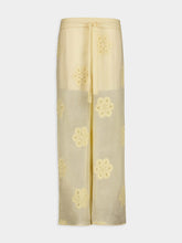 Zimmermann Acadian Embroidered Buttery Embroidered Trousers