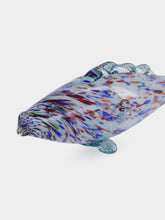 All Origine Blue and Violet Glass Fish Sculpture