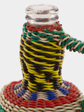 All Origine Handwoven Glass Flask with Bold Patterns