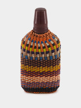 All Origine Earth Toned Woven Glass Flask