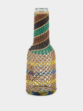 All Origine Striped Woven Glass Flask