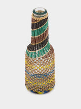 All Origine Striped Woven Glass Flask