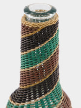 All Origine Striped Woven Glass Flask