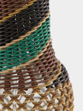 All Origine Striped Woven Glass Flask