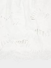 Zimmermann Ivory Mahon Embroidered Midi Skirt