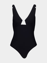Zimmermann Black Rhiannon Wire Front One-Piece