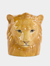 Quail Ceramics Lion pencil pot