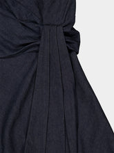 Zimmermann Night Sky Draped Denim Midi Dress
