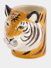 Quail Ceramics Tiger pencil pot
