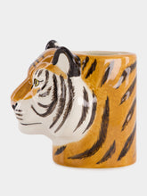 Quail Ceramics Tiger pencil pot