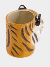 Quail Ceramics Tiger pencil pot