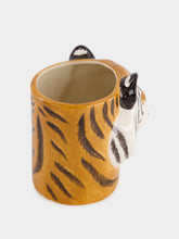 Quail Ceramics Tiger pencil pot