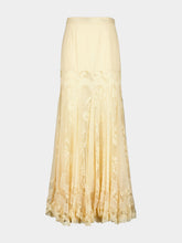 Zimmermann Sand Valiant Panelled Lace Maxi Skirt