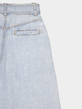 Zimmermann Blue Smoke Wide Leg Denim Pant