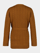 Valentino Garavani Bright Cuir Cashmere Knit Cardigan