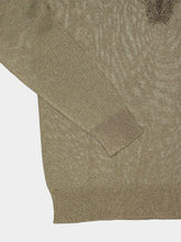 Valentino Garavani Gold Lurex Lace Trim V-Neck Jumper