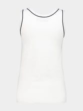 Valentino Garavani White Cotton Jersey Tank Top