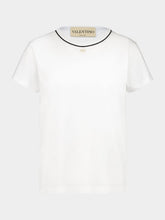 Valentino Garavani White Cotton Jersey T-Shirt
