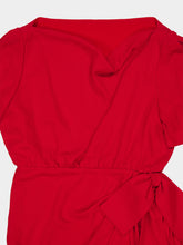 Valentino Garavani Paris Red Silk Cady Couture Maxi Dress